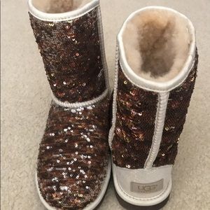 Sequin Reversible UGGs